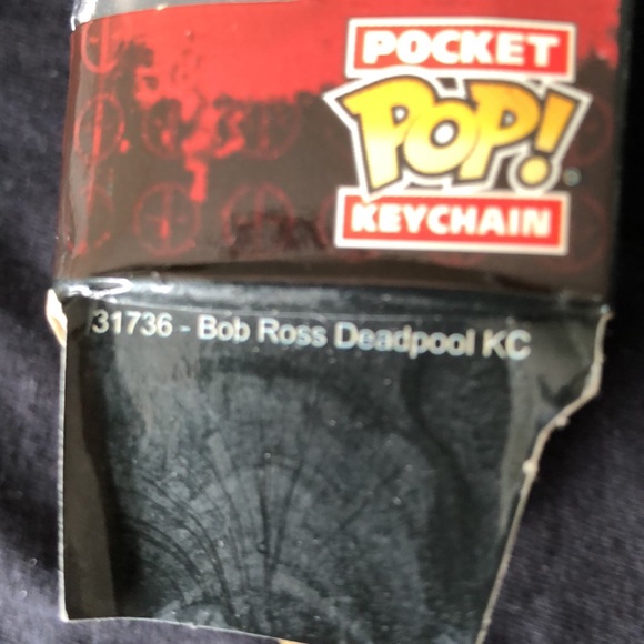 MARVEL FUNKO POP BOB ROSS DEADPOIL BOBBLE-HEAD KEYCHAIN POCKET POP - #193 - Picture 9 of 11